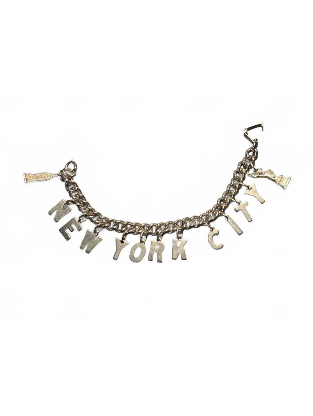 Mid Century New York City Souvenir Bracelet Statue Liberty